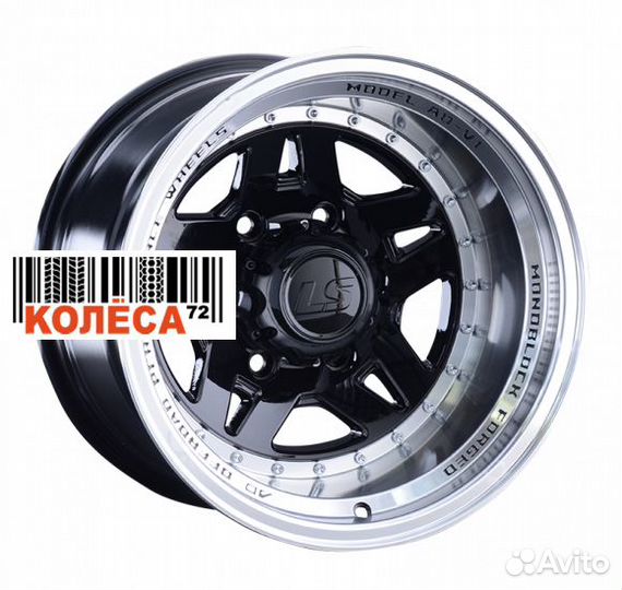 LS Wheels LS878 10x15 6x139,7 ET-44 Dia106.1 BKL
