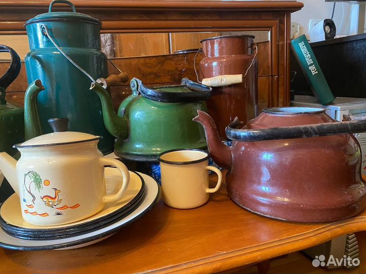 Эмалированная посуда СССР