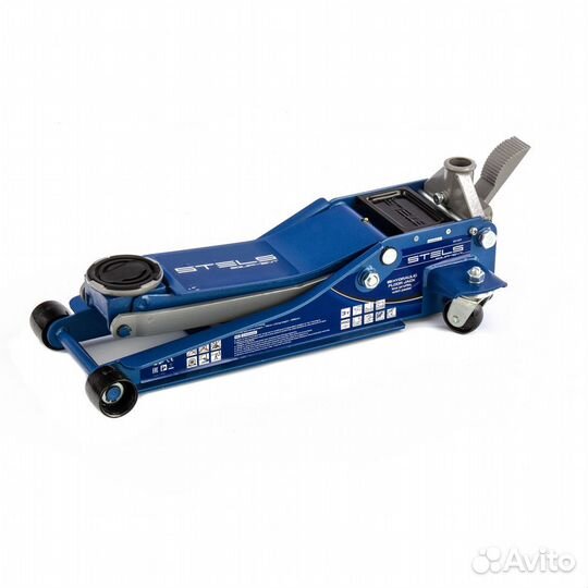 Домкрат гидравлический подкатной 3 т, быстрый подъ