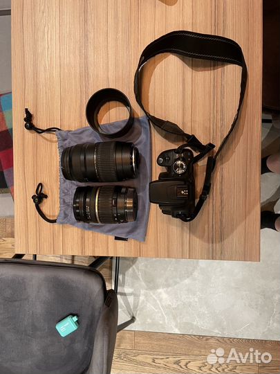 Зеркалка Canon Rebel XT(350D) +2 объектива Tamron