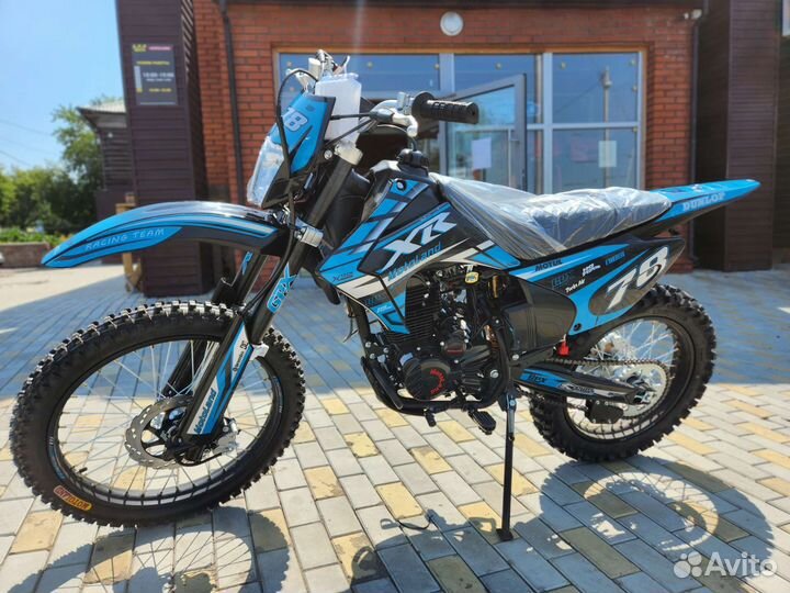 Мотоцикл Кросс Motoland XR 250 lite синий (172FMM)