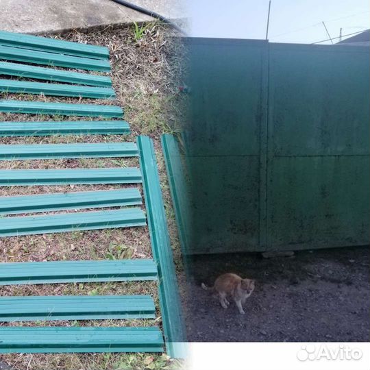 Ворота распашные+ калитка