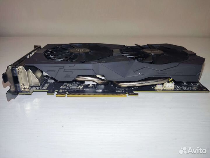 Видеокарта asus ROG-strix-RX570 4GB