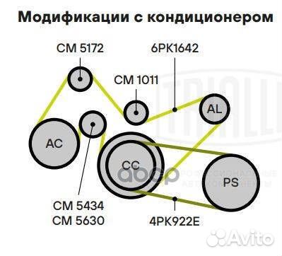 Ролик приводного ремня для а/м Ford Transit (06