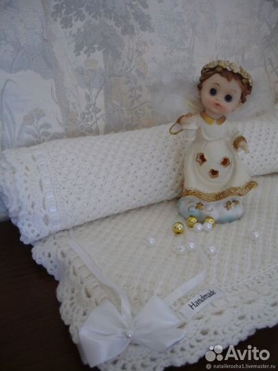 Плед детский вяз. 