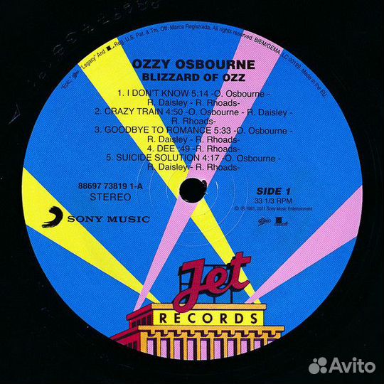 Виниловая пластинка Sony Ozzy Osbourne Blizzard Of