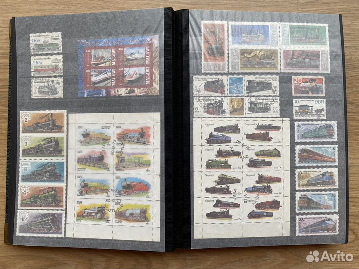 Альбом Linder с марками автомобили самолеты и тд