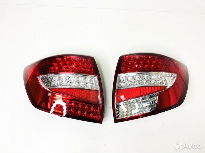 Фонари Гранта ваз 2190 седан диодные красно-белые