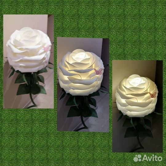 Роза светильник
