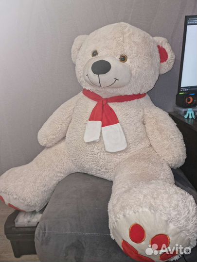 Большой плюшевый медведь 130 см
