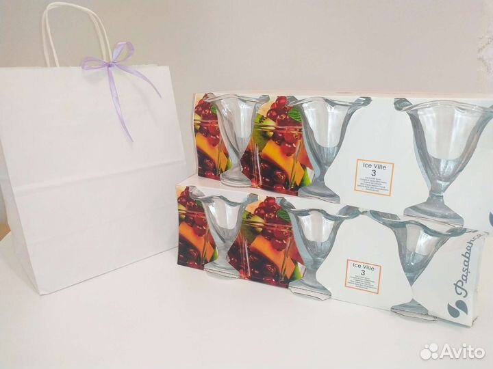 Креманки для мороженного 6 шт