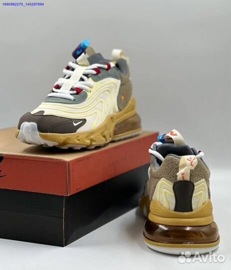 Кроссовки Nike Air Max 270 React Travis (Арт.50072)