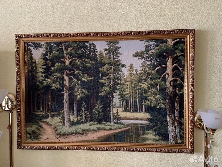 Картина гобелен, фотопечать в шикарных рамах