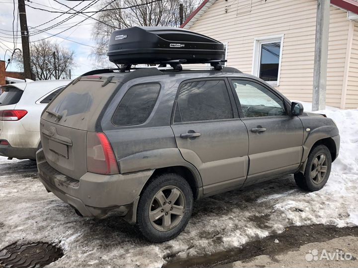 Бокс на крышу киа спортейдж (бокс KIA sportage)