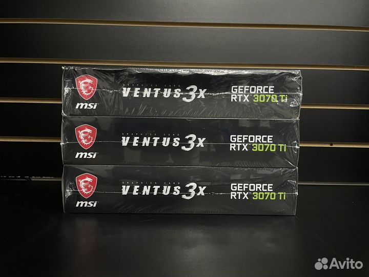 Новые Видеокарты RTX 3070 Ti MSI Ventus 3x 8GB