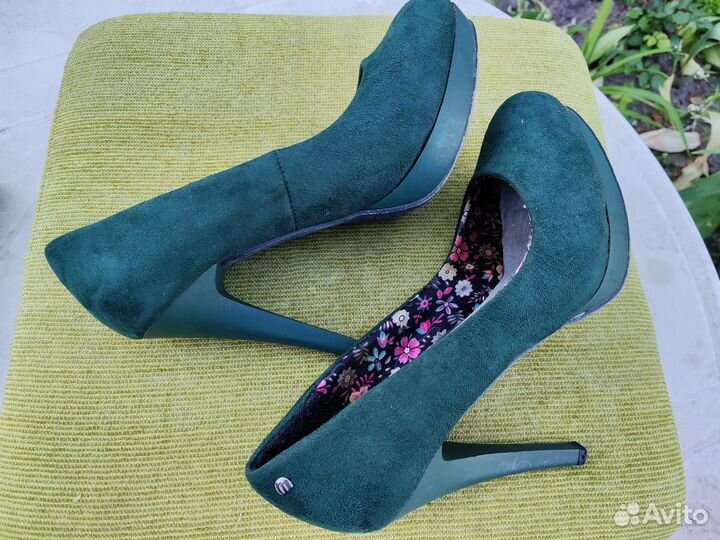 Зелёные туфли 38