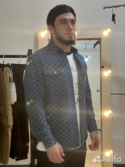 Рубашка джинсовая,накидка