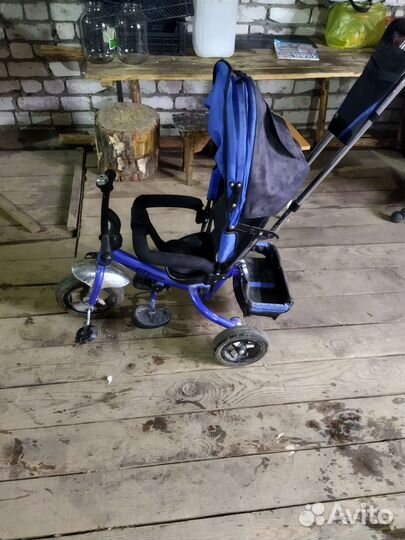 Детский велосипед с ручкой бу