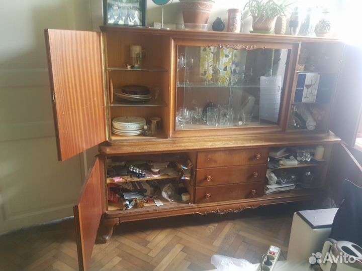 Винтажный дубовый буфет 60-е годы