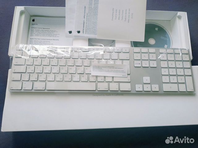 C Numраd Keyboard Apple Клавиатура Проводная объявление продам