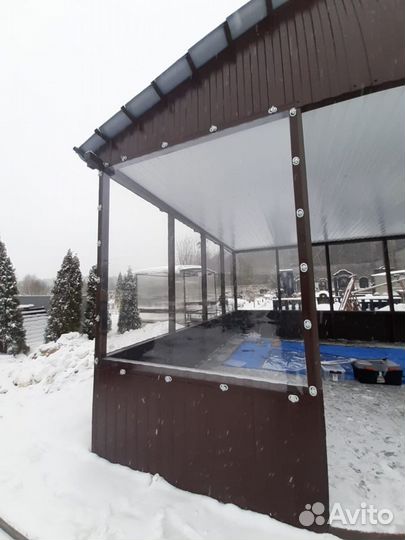 Гибкие окна морозостойкие