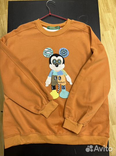 Свитшот с принтом 52-54 размера