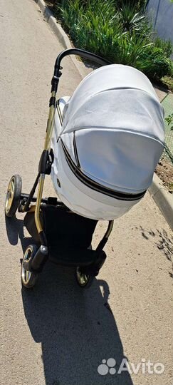 Коляска 2 в 1 эко кожа