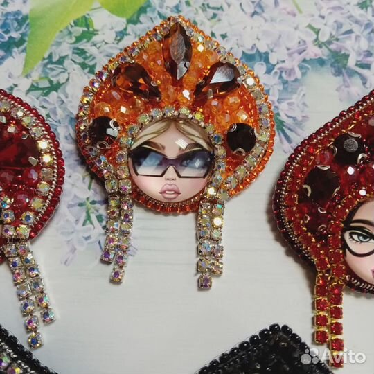 Брошь * Матрёшка *