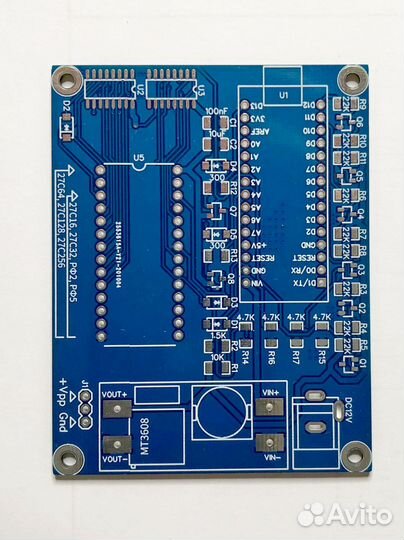 Печатная плата программатора пзу eprom 27С серии