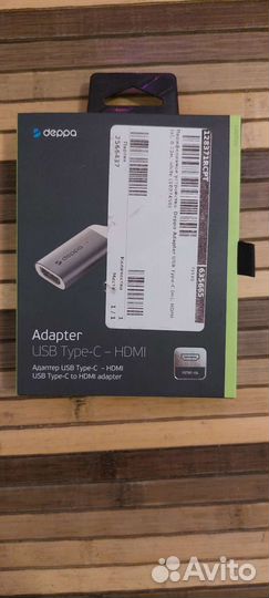 Переходник USB Type-C на hdmi
