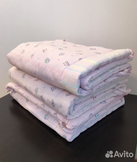 Полный комплект на детскую кроватку для девочки