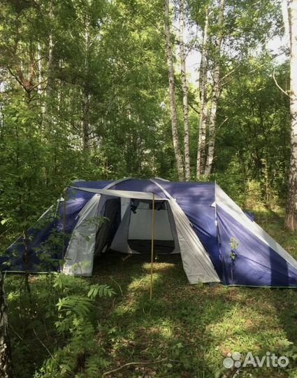 Палатка туристическая 6 местная 3 комнаты