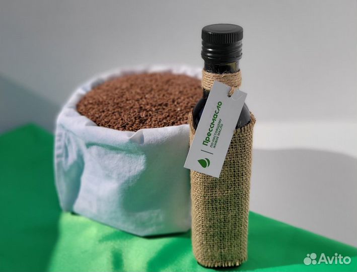 Сыродавленое льняное масло под заказ