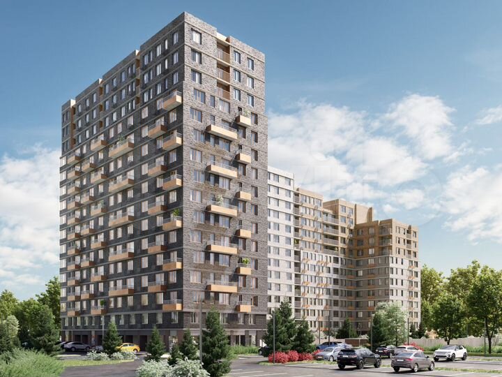 3-к. квартира, 49,5 м², 2/15 эт.