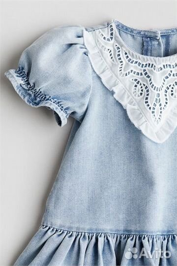 Джинсовое платье для девочки 92 h&m