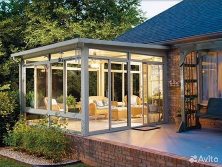 Остекление беседки от производителя