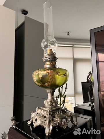 Керосиновая лампа 19 век Франция Барокко