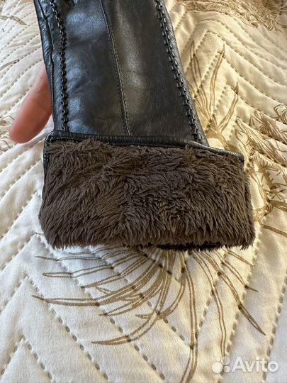 Перчатки женские натуральная кожа victor