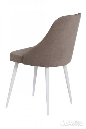 Стул амелия белый/тк. Десерт 05 латте