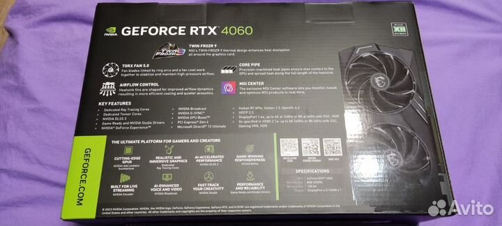 Видеокарта RTX 4060, новая