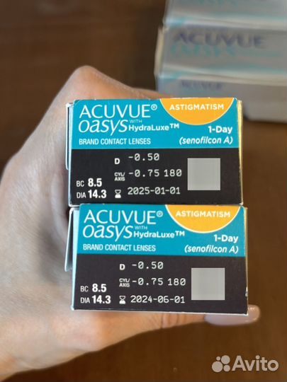 Линзы acuvue oasys 1 day