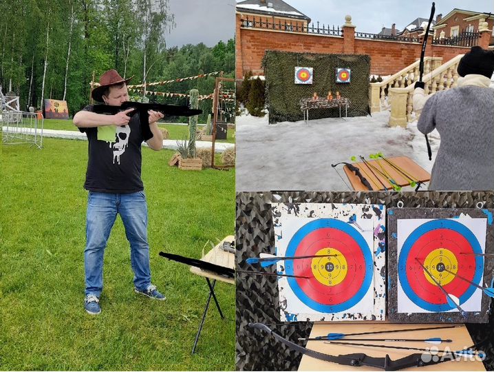 Выездной тир, аренда аттракционов, тимбилдинг