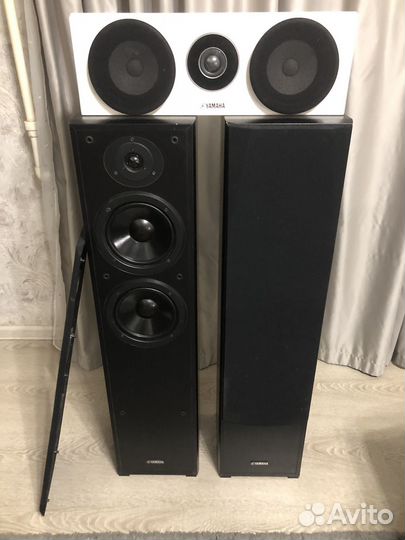 Колонки yamaha ns c700 и ns f51 саб yst-sw215