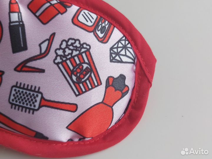 Маска для сна и значок комплект Krygina Крыгина