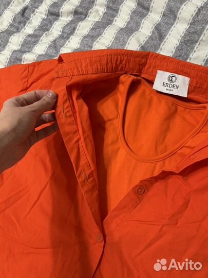 Оранжевая рубашка