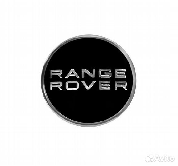 Колпачок литого диска наклейка range rover