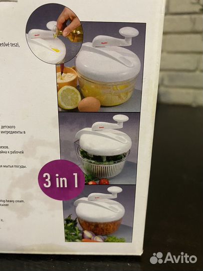 Измельчитель кухонный (чоппер), ручной комбайн