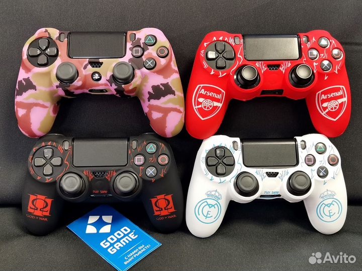 PS4. Силиконовый чехол для DualShock 4. Арт. 0426