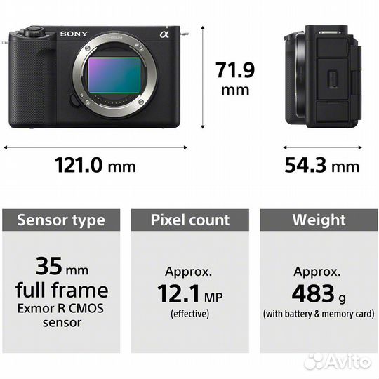 Sony ZV-E1 Body Black