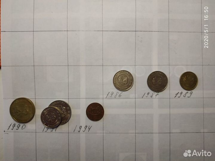 Монеты Сингапура